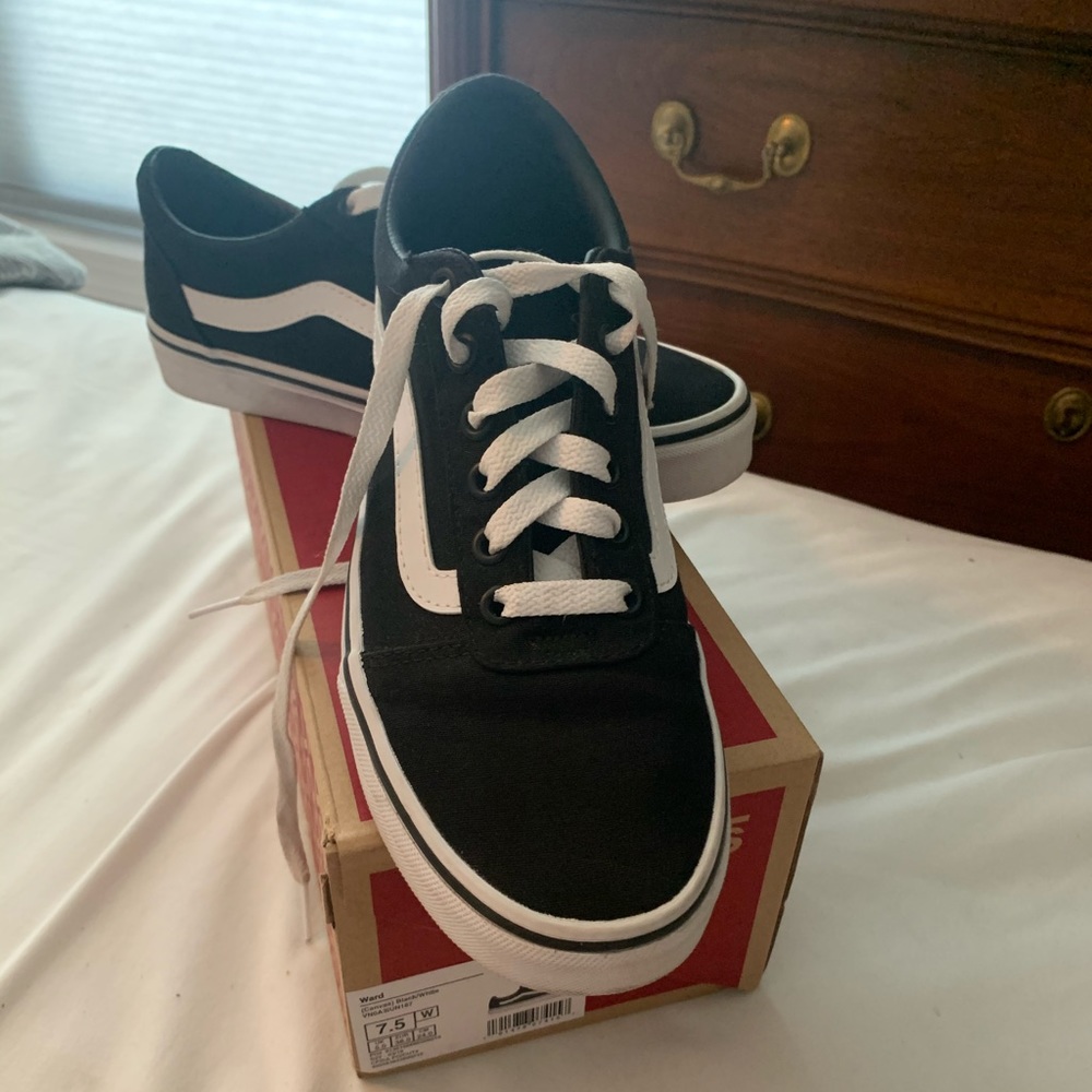 black old skool vans